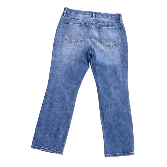 J Crew Slim Broken In Boyfriend distressed colorblock stretch jean sz 27P petite - Picture 9 of 16